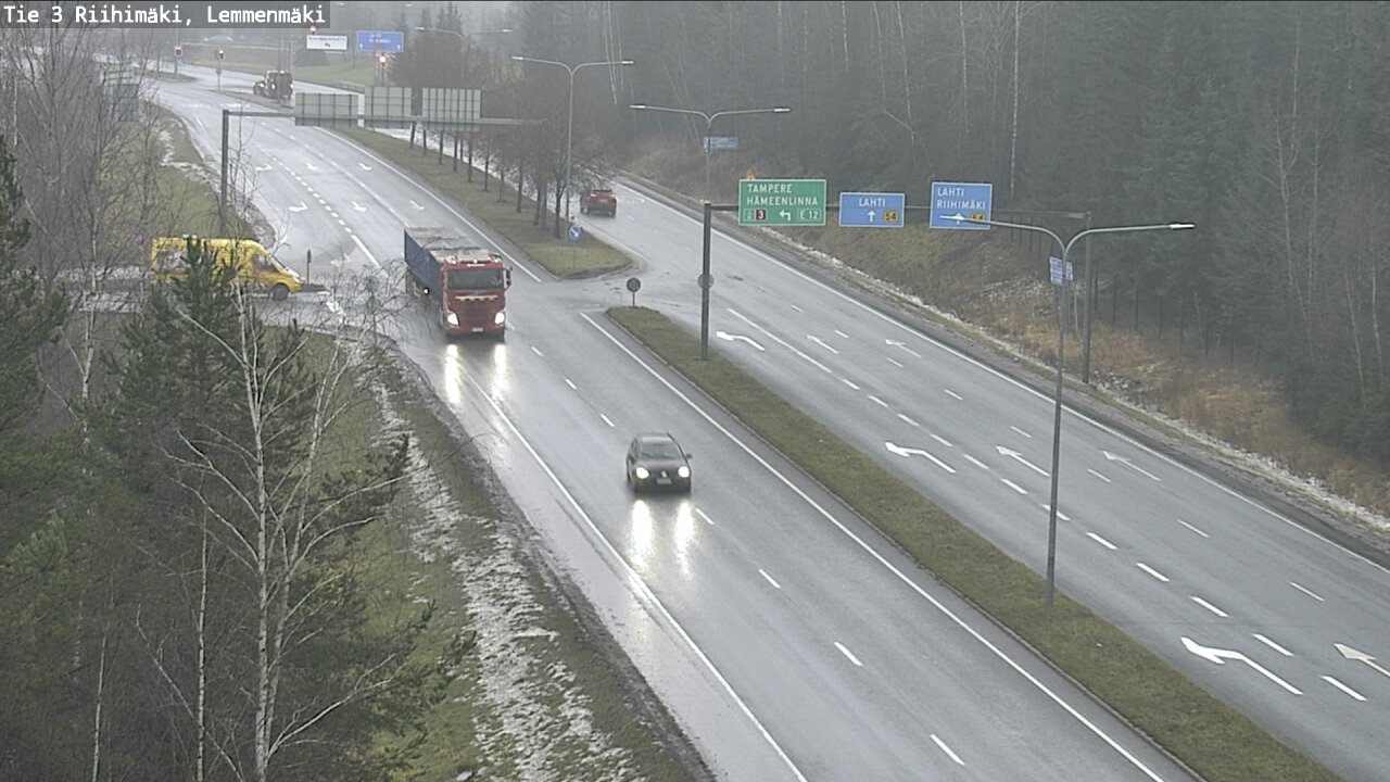 Weather Camera Image Väg 3 Riihimäki, Lemmenmäki, Riihimäki, Kanta-Häme