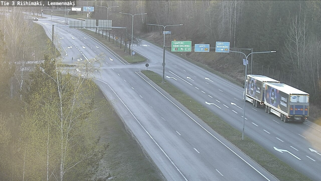 Weather Camera Image Road 3 Riihimäki, Lemmenmäki, Riihimäki, Kanta-Häme