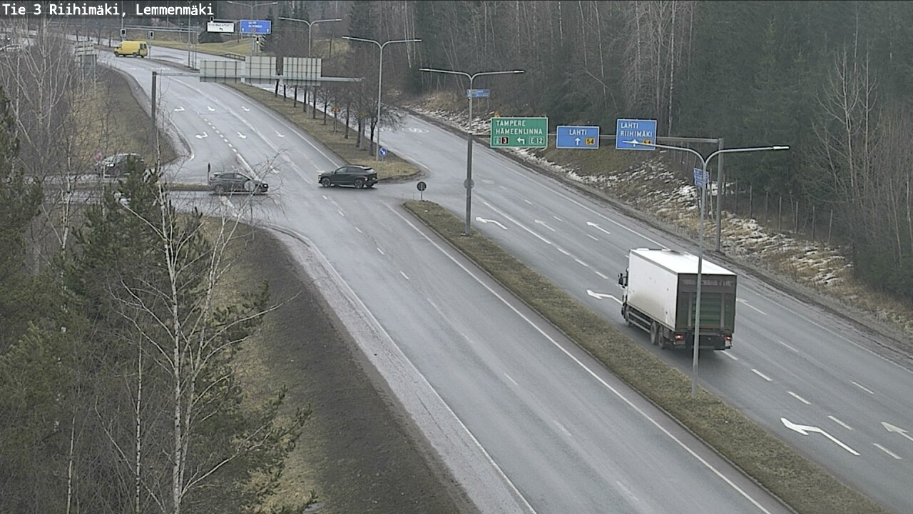 Weather Camera Image Väg 3 Riihimäki, Lemmenmäki, Riihimäki, Kanta-Häme