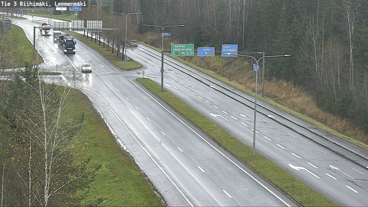 Weather Camera Image Väg 3 Riihimäki, Lemmenmäki, Riihimäki, Kanta-Häme