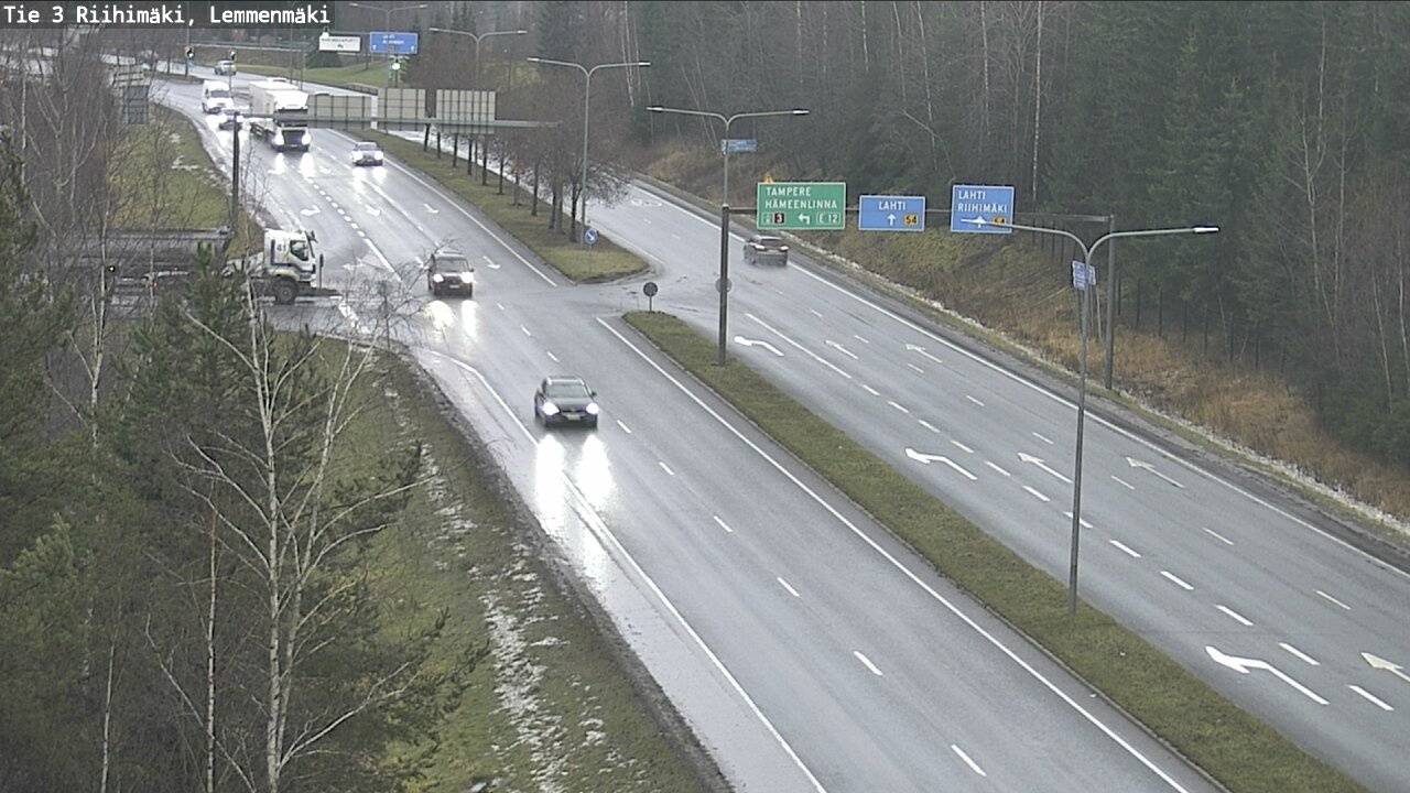 Weather Camera Image Väg 3 Riihimäki, Lemmenmäki, Riihimäki, Kanta-Häme