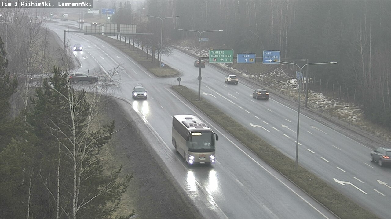 Weather Camera Image Väg 3 Riihimäki, Lemmenmäki, Riihimäki, Kanta-Häme