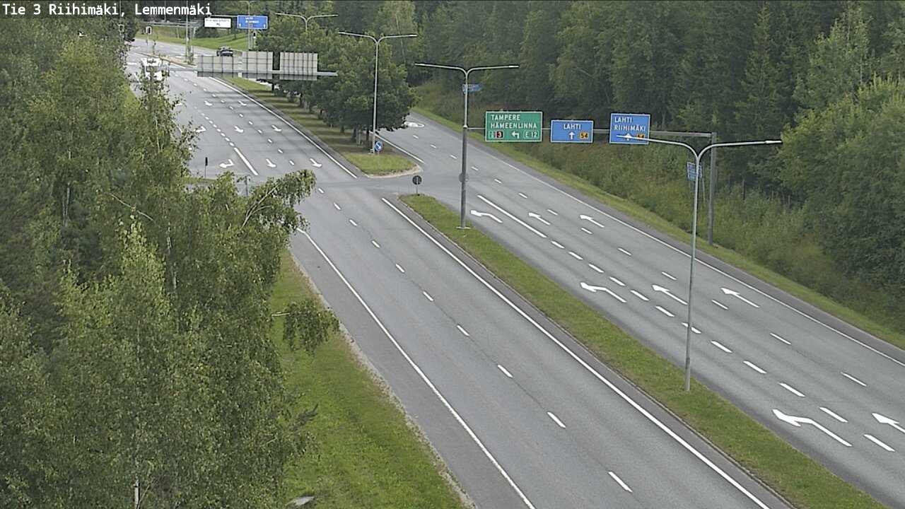 Weather Camera Image Väg 3 Riihimäki, Lemmenmäki, Riihimäki, Kanta-Häme