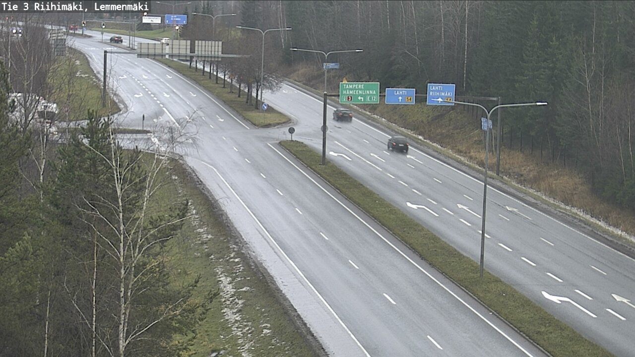 Weather Camera Image Väg 3 Riihimäki, Lemmenmäki, Riihimäki, Kanta-Häme
