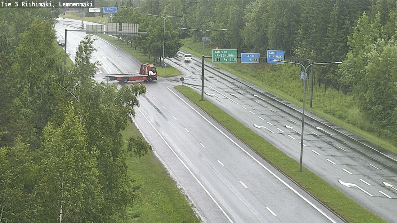 Weather Camera Image Väg 3 Riihimäki, Lemmenmäki, Riihimäki, Kanta-Häme
