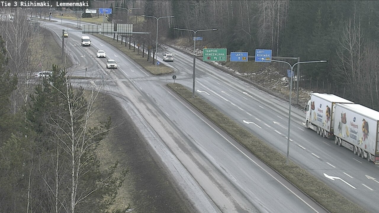 Weather Camera Image Väg 3 Riihimäki, Lemmenmäki, Riihimäki, Kanta-Häme