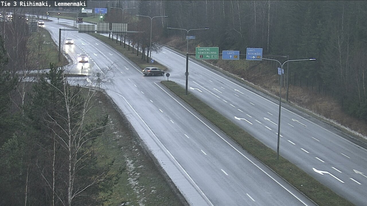 Weather Camera Image Väg 3 Riihimäki, Lemmenmäki, Riihimäki, Kanta-Häme