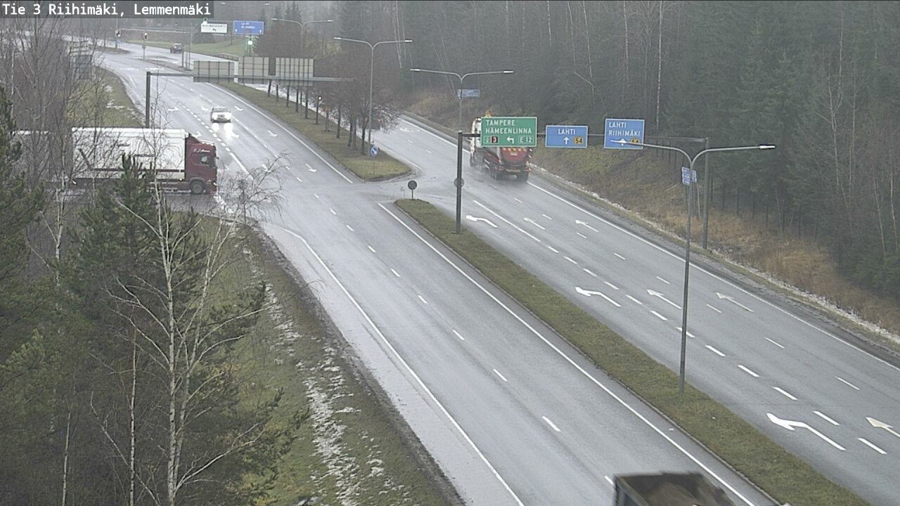 Weather Camera Image Väg 3 Riihimäki, Lemmenmäki, Riihimäki, Kanta-Häme