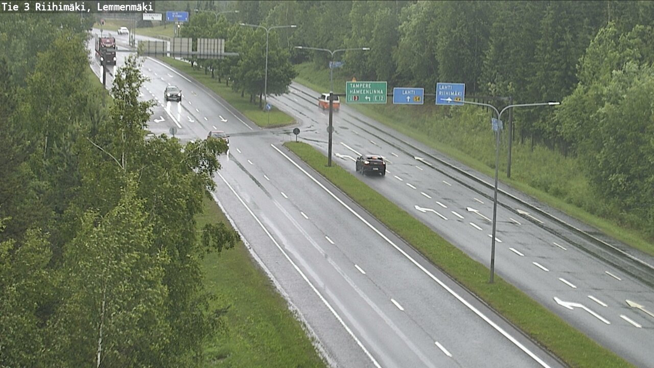 Weather Camera Image Väg 3 Riihimäki, Lemmenmäki, Riihimäki, Kanta-Häme
