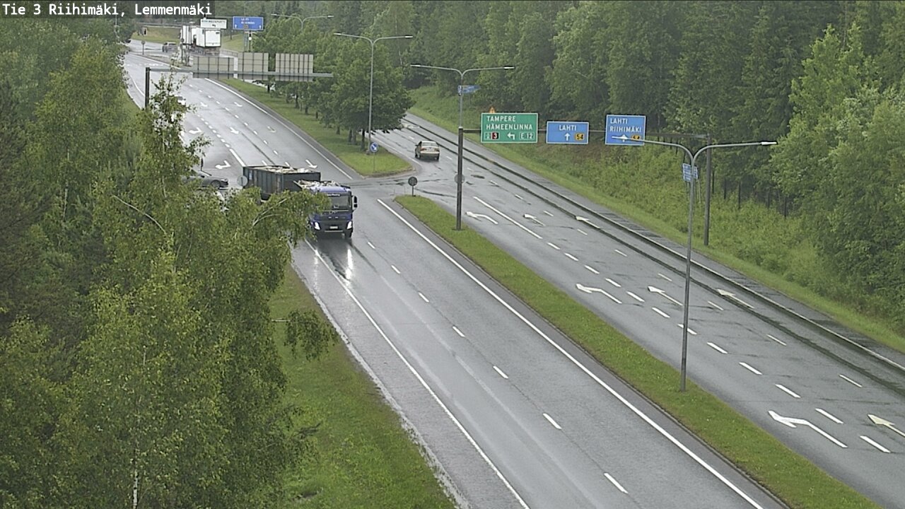 Weather Camera Image Väg 3 Riihimäki, Lemmenmäki, Riihimäki, Kanta-Häme