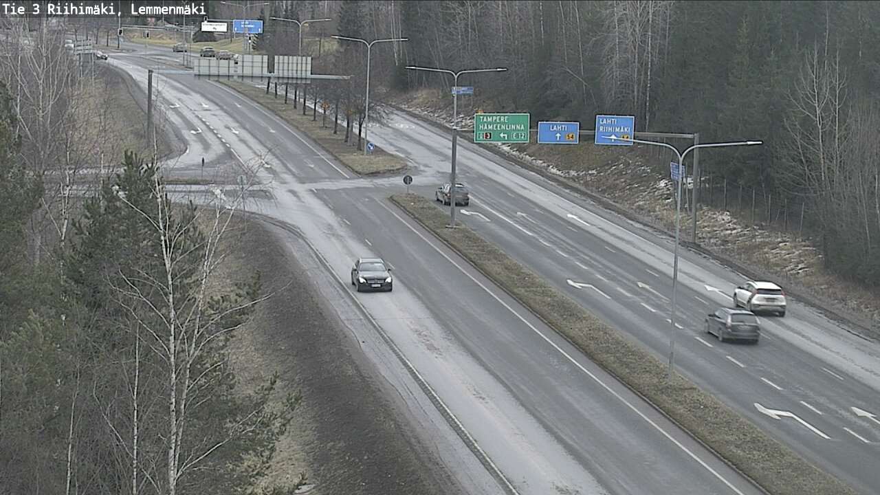 Weather Camera Image Väg 3 Riihimäki, Lemmenmäki, Riihimäki, Kanta-Häme