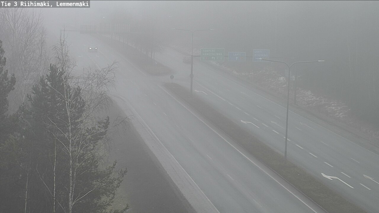 Weather Camera Image Väg 3 Riihimäki, Lemmenmäki, Riihimäki, Kanta-Häme