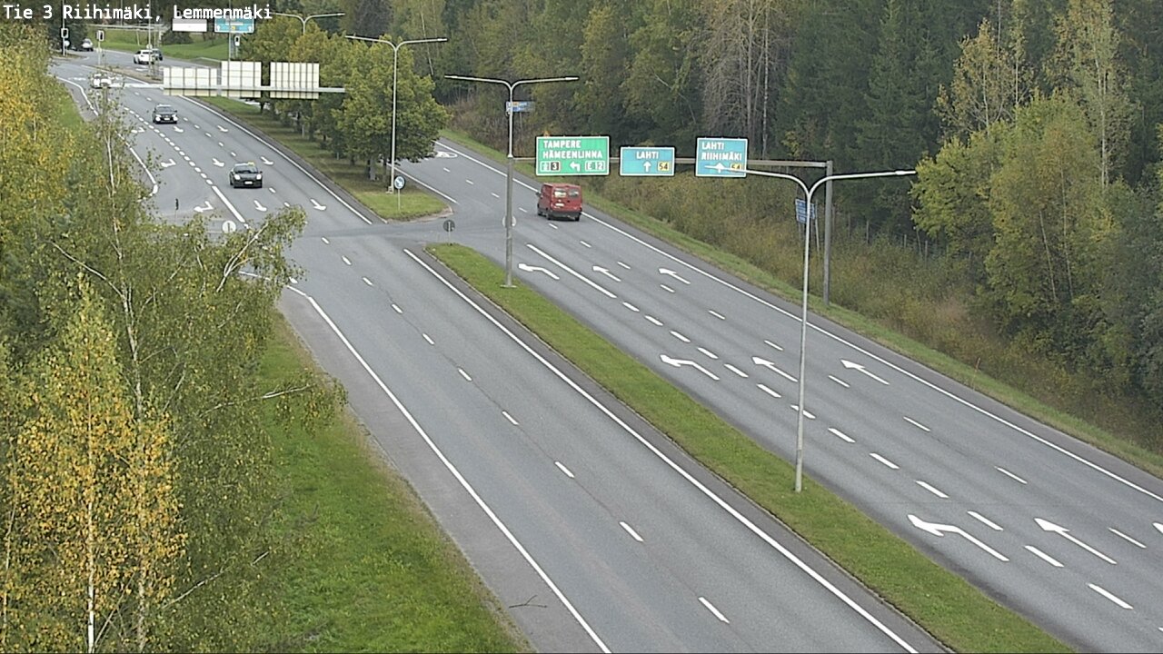 Weather Camera Image Väg 3 Riihimäki, Lemmenmäki, Riihimäki, Kanta-Häme