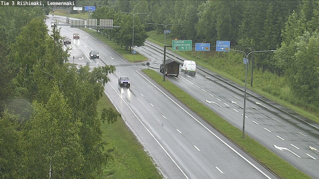 Weather Camera Image Väg 3 Riihimäki, Lemmenmäki, Riihimäki, Kanta-Häme