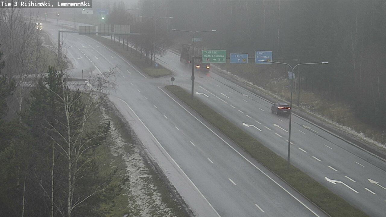 Weather Camera Image Väg 3 Riihimäki, Lemmenmäki, Riihimäki, Kanta-Häme