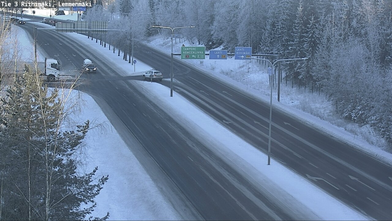 Weather Camera Image Road 3 Riihimäki, Lemmenmäki, Riihimäki, Kanta-Häme