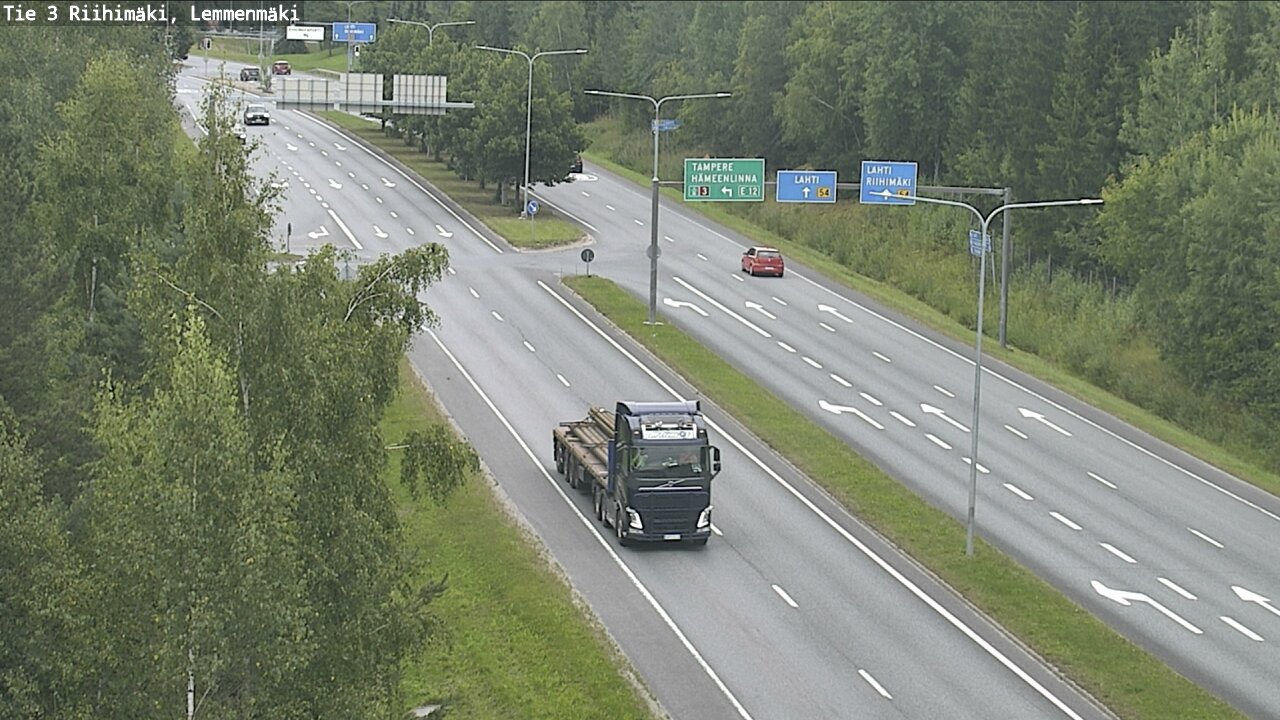 Weather Camera Image Väg 3 Riihimäki, Lemmenmäki, Riihimäki, Kanta-Häme