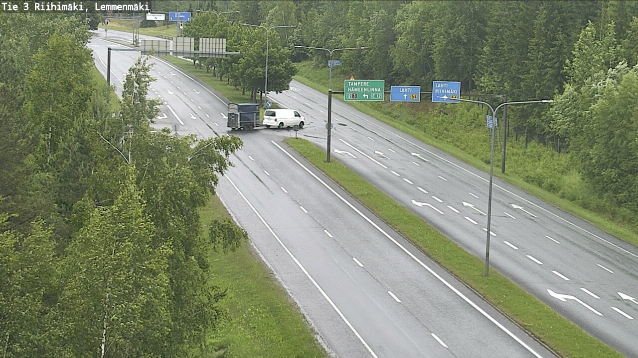 Weather Camera Image Väg 3 Riihimäki, Lemmenmäki, Riihimäki, Kanta-Häme