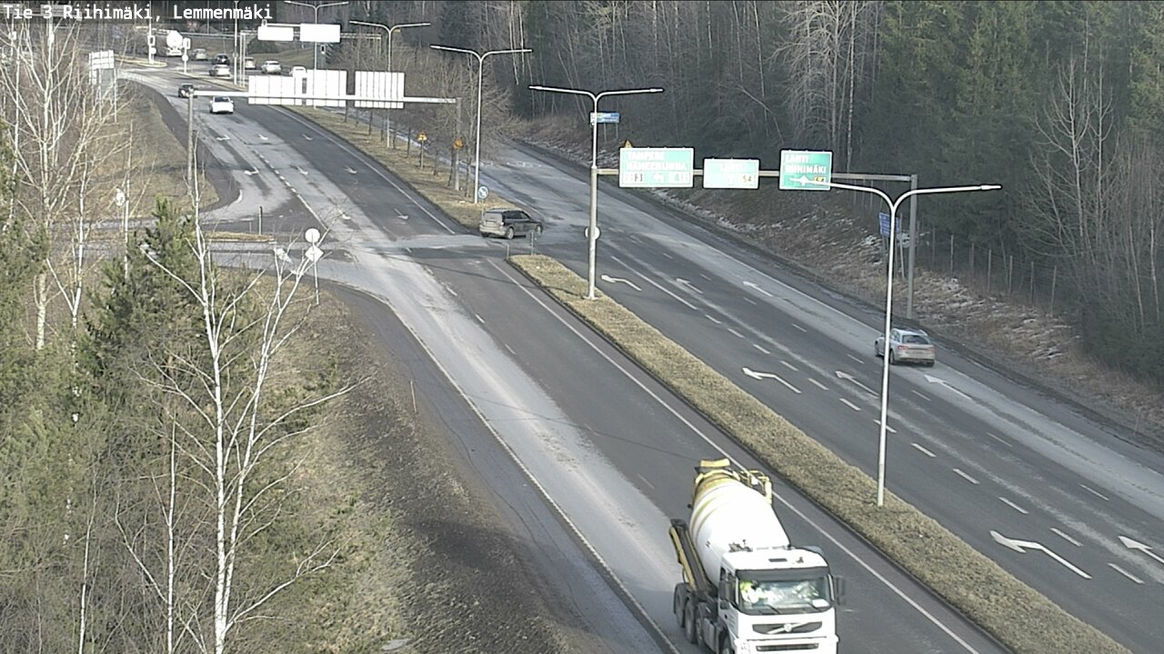 Weather Camera Image Väg 3 Riihimäki, Lemmenmäki, Riihimäki, Kanta-Häme