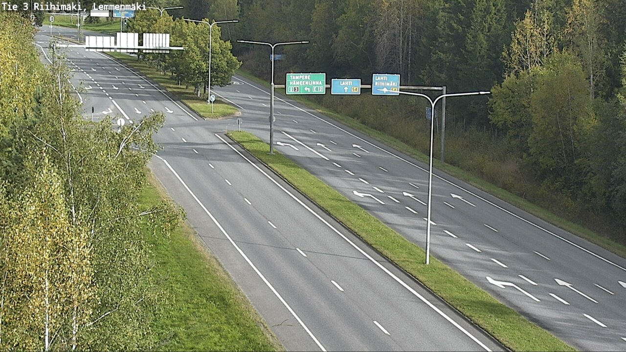 Weather Camera Image Väg 3 Riihimäki, Lemmenmäki, Riihimäki, Kanta-Häme