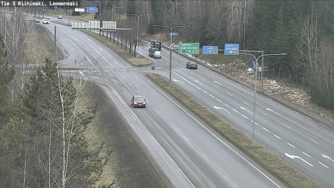 Weather Camera Image Väg 3 Riihimäki, Lemmenmäki, Riihimäki, Kanta-Häme