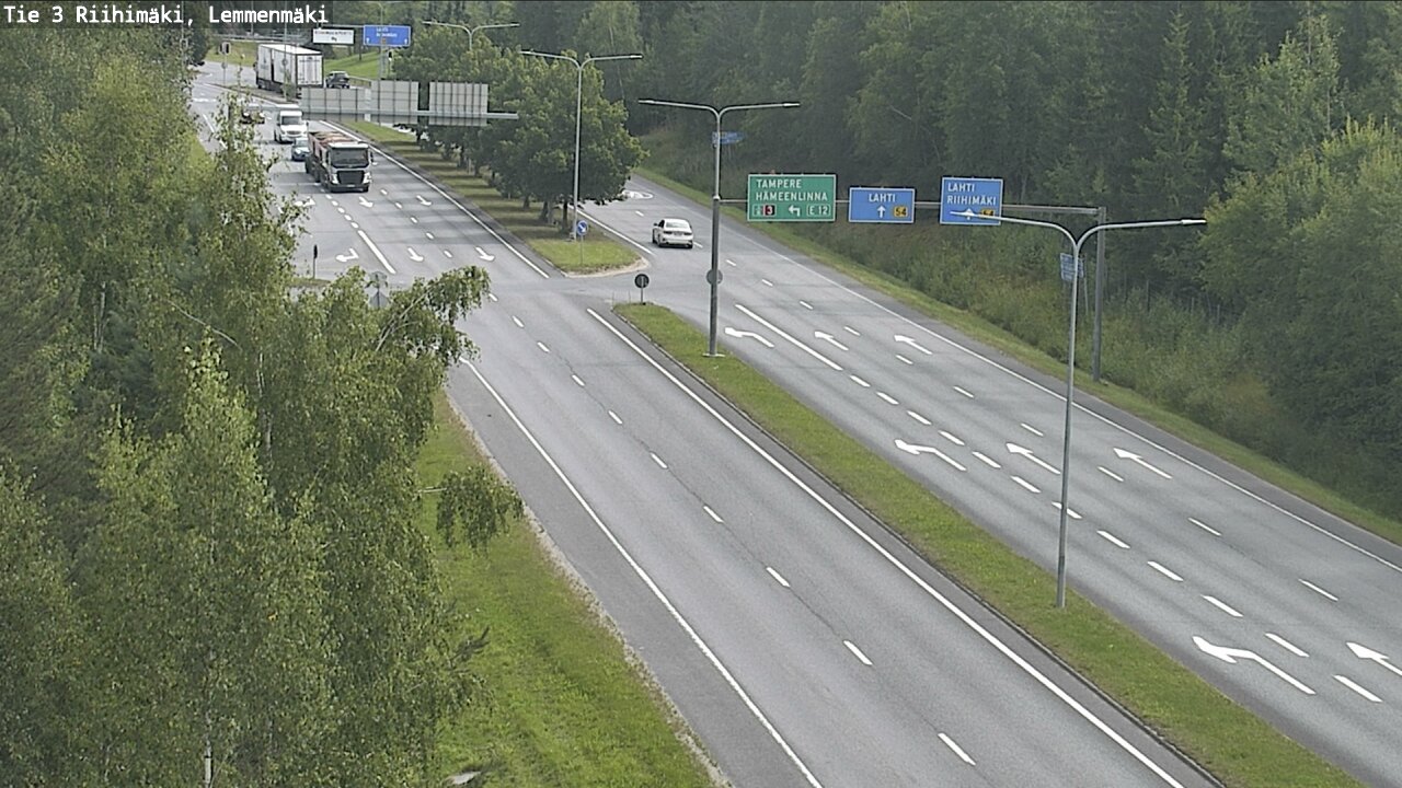 Weather Camera Image Väg 3 Riihimäki, Lemmenmäki, Riihimäki, Kanta-Häme