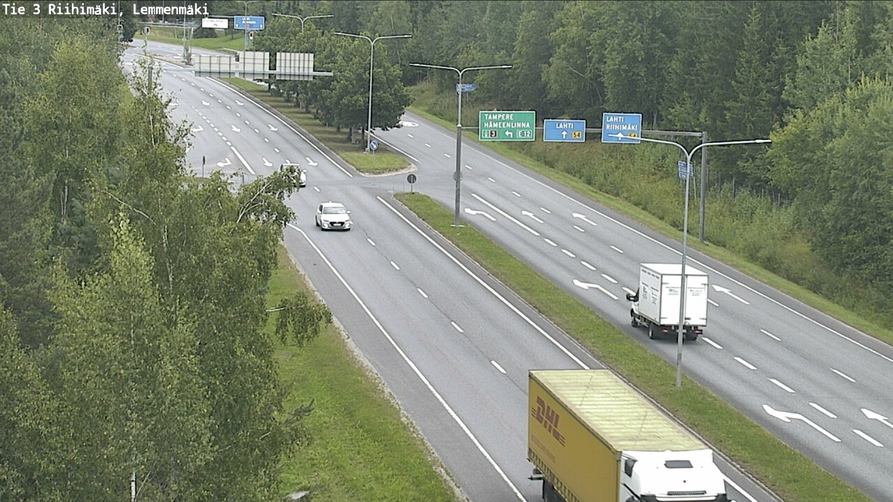 Weather Camera Image Väg 3 Riihimäki, Lemmenmäki, Riihimäki, Kanta-Häme