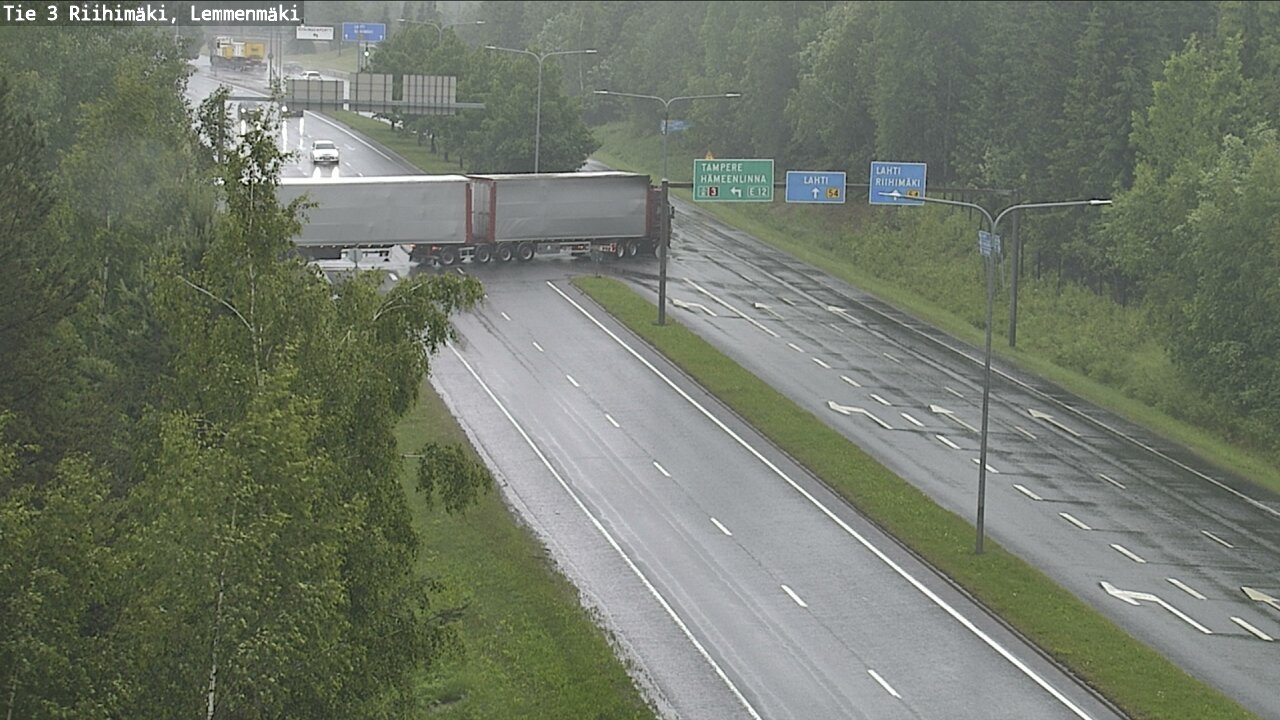 Weather Camera Image Väg 3 Riihimäki, Lemmenmäki, Riihimäki, Kanta-Häme