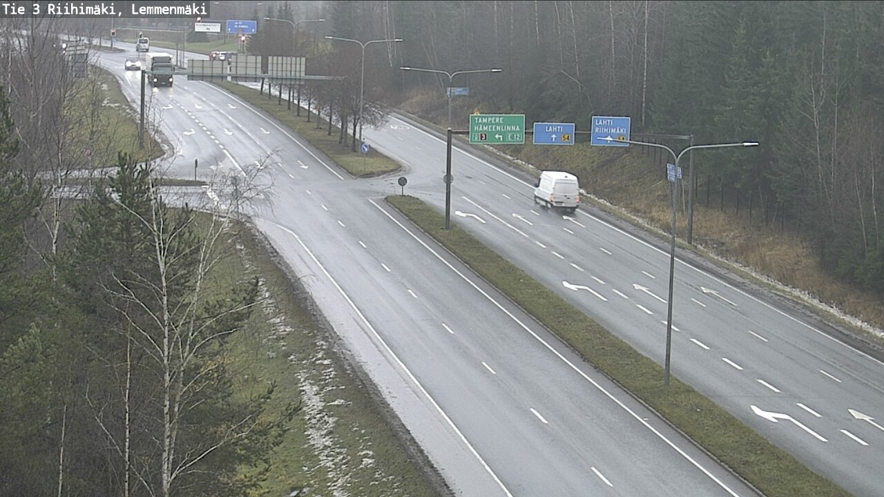 Weather Camera Image Väg 3 Riihimäki, Lemmenmäki, Riihimäki, Kanta-Häme