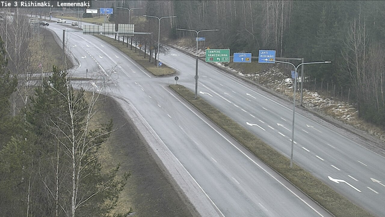 Weather Camera Image Väg 3 Riihimäki, Lemmenmäki, Riihimäki, Kanta-Häme