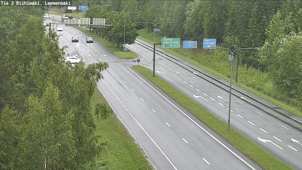 Weather Camera Image Väg 3 Riihimäki, Lemmenmäki, Riihimäki, Kanta-Häme