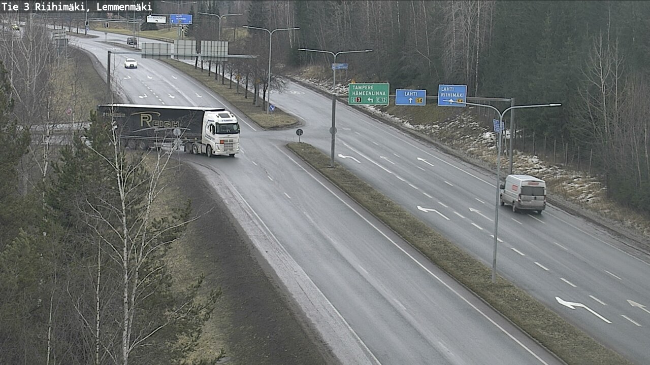 Weather Camera Image Väg 3 Riihimäki, Lemmenmäki, Riihimäki, Kanta-Häme
