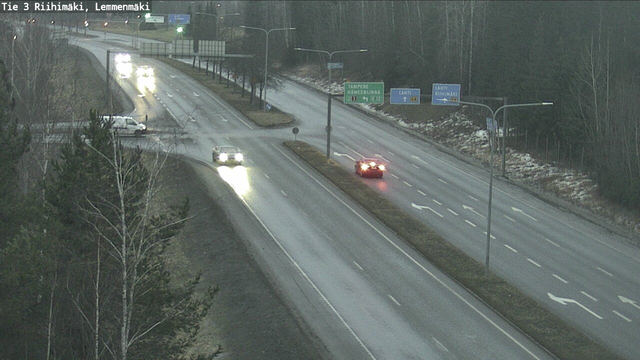 Weather Camera Image Väg 3 Riihimäki, Lemmenmäki, Riihimäki, Kanta-Häme