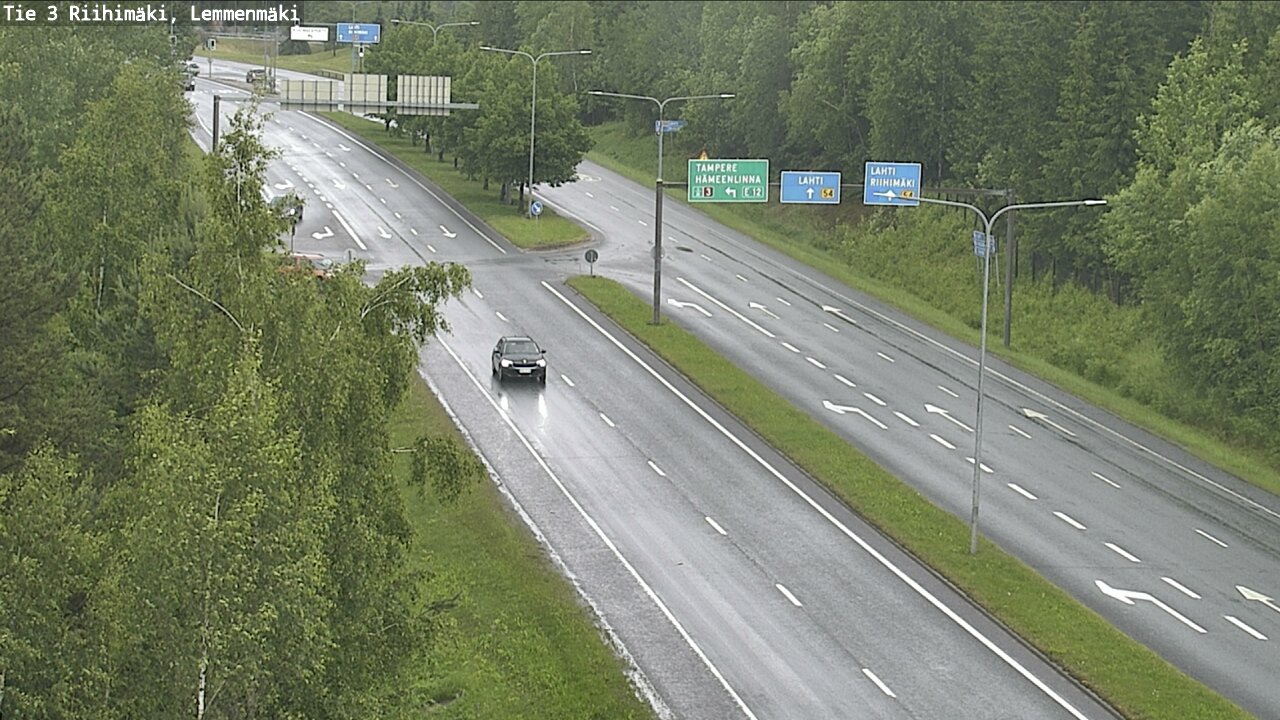 Weather Camera Image Road 3 Riihimäki, Lemmenmäki, Riihimäki, Kanta-Häme