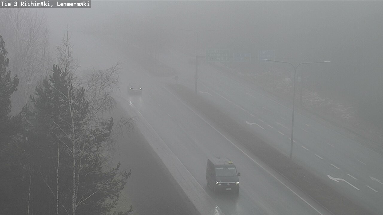 Weather Camera Image Väg 3 Riihimäki, Lemmenmäki, Riihimäki, Kanta-Häme