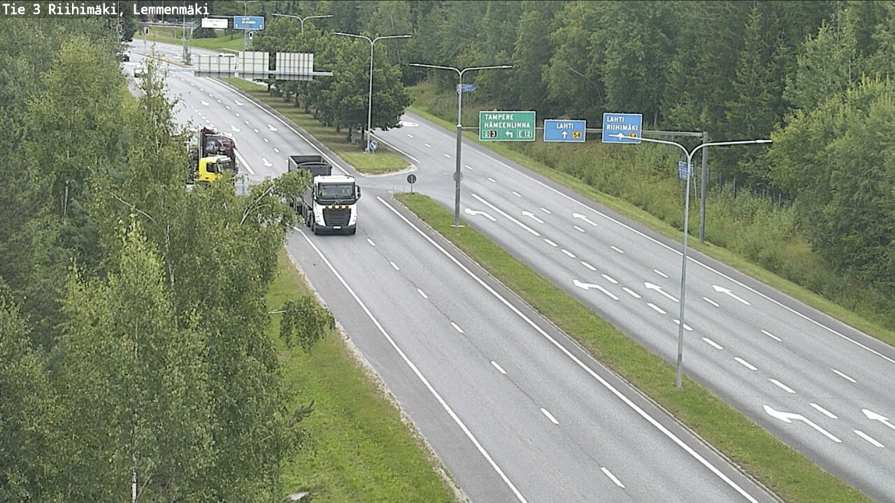 Weather Camera Image Väg 3 Riihimäki, Lemmenmäki, Riihimäki, Kanta-Häme