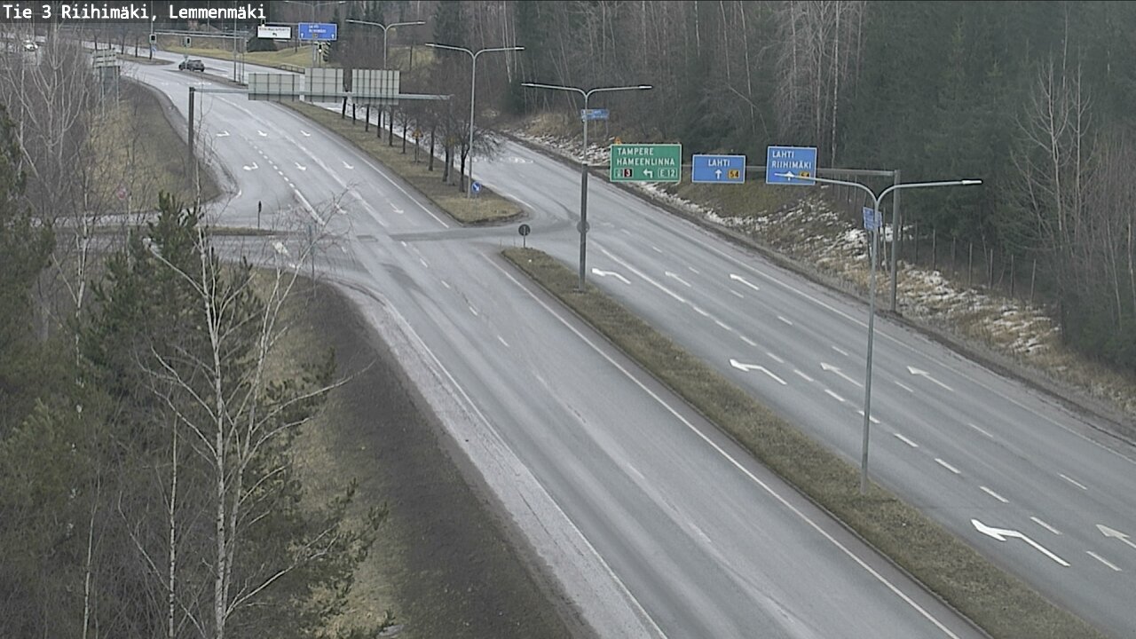 Weather Camera Image Väg 3 Riihimäki, Lemmenmäki, Riihimäki, Kanta-Häme