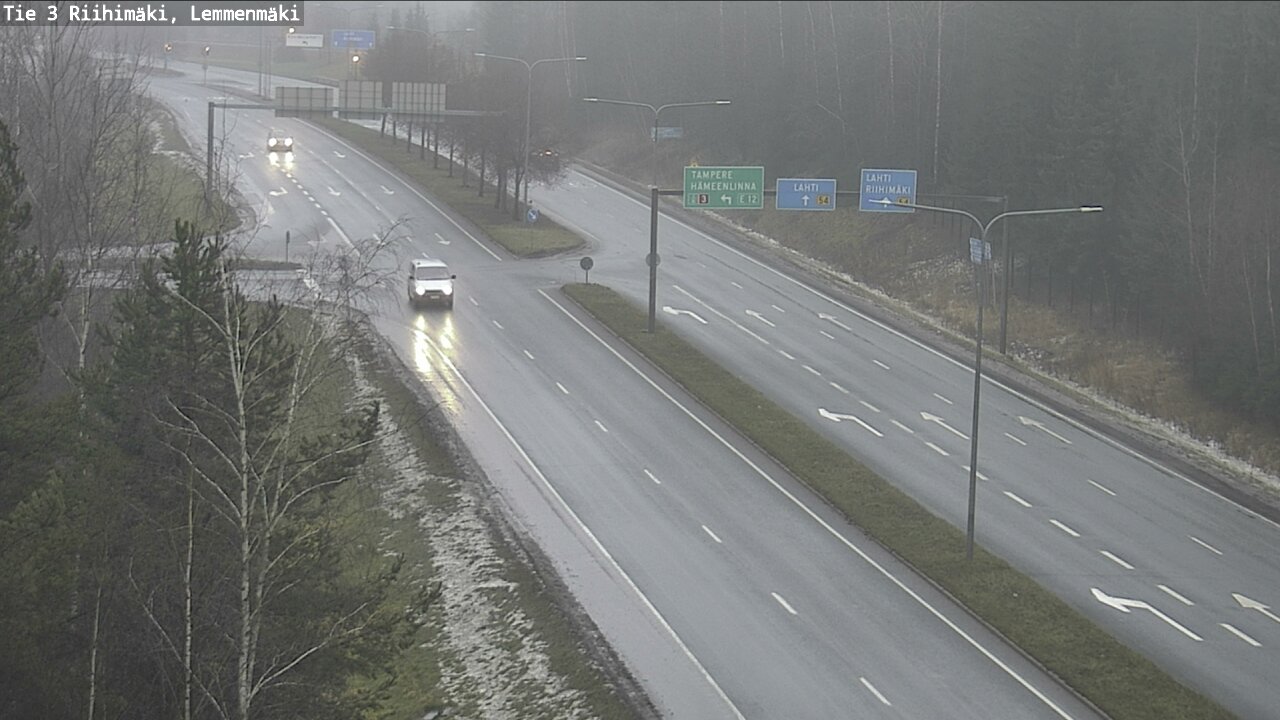 Weather Camera Image Väg 3 Riihimäki, Lemmenmäki, Riihimäki, Kanta-Häme