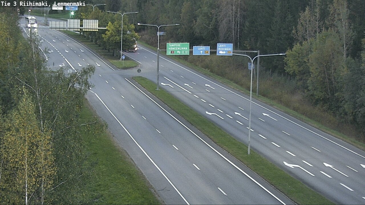 Weather Camera Image Väg 3 Riihimäki, Lemmenmäki, Riihimäki, Kanta-Häme