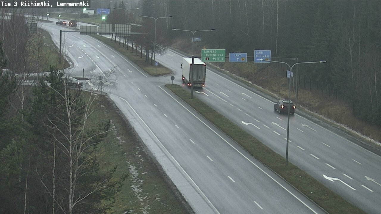 Weather Camera Image Väg 3 Riihimäki, Lemmenmäki, Riihimäki, Kanta-Häme