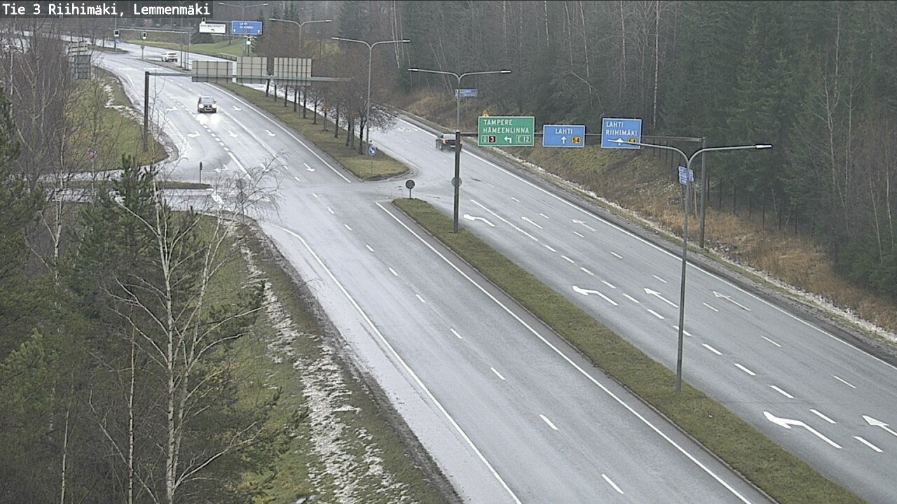 Weather Camera Image Väg 3 Riihimäki, Lemmenmäki, Riihimäki, Kanta-Häme