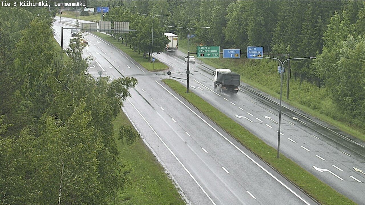 Weather Camera Image Väg 3 Riihimäki, Lemmenmäki, Riihimäki, Kanta-Häme