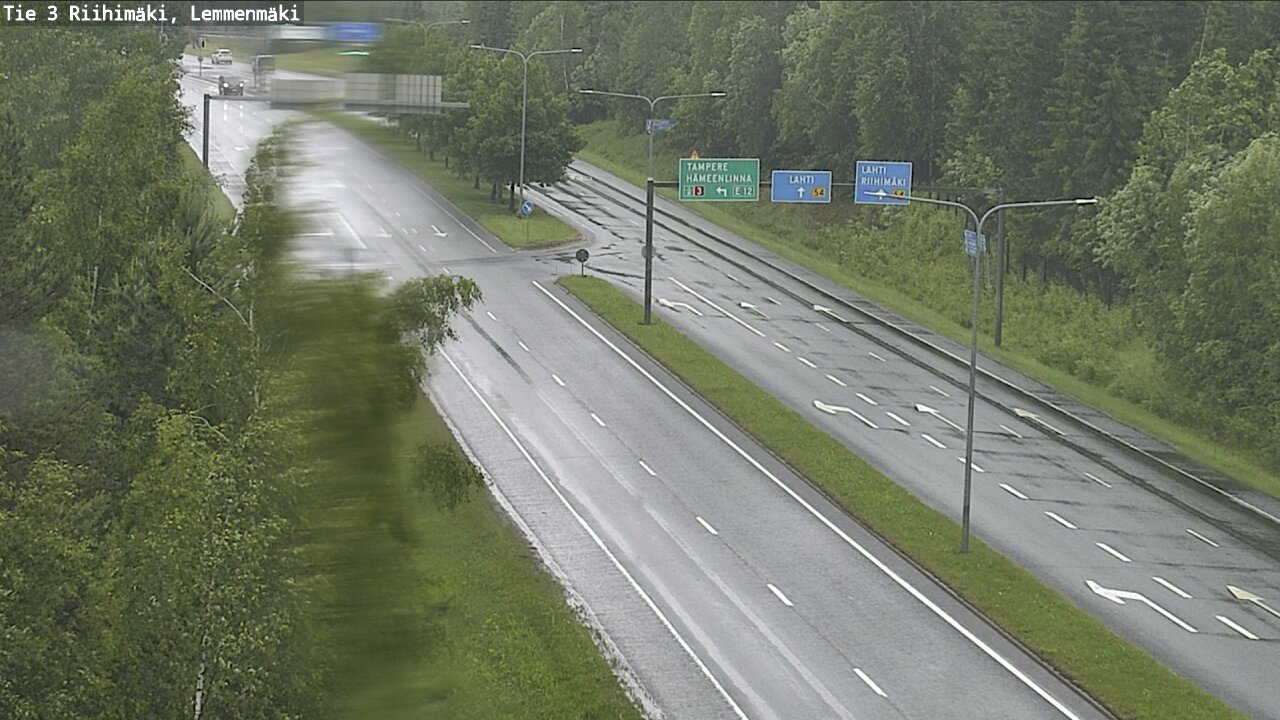 Weather Camera Image Väg 3 Riihimäki, Lemmenmäki, Riihimäki, Kanta-Häme