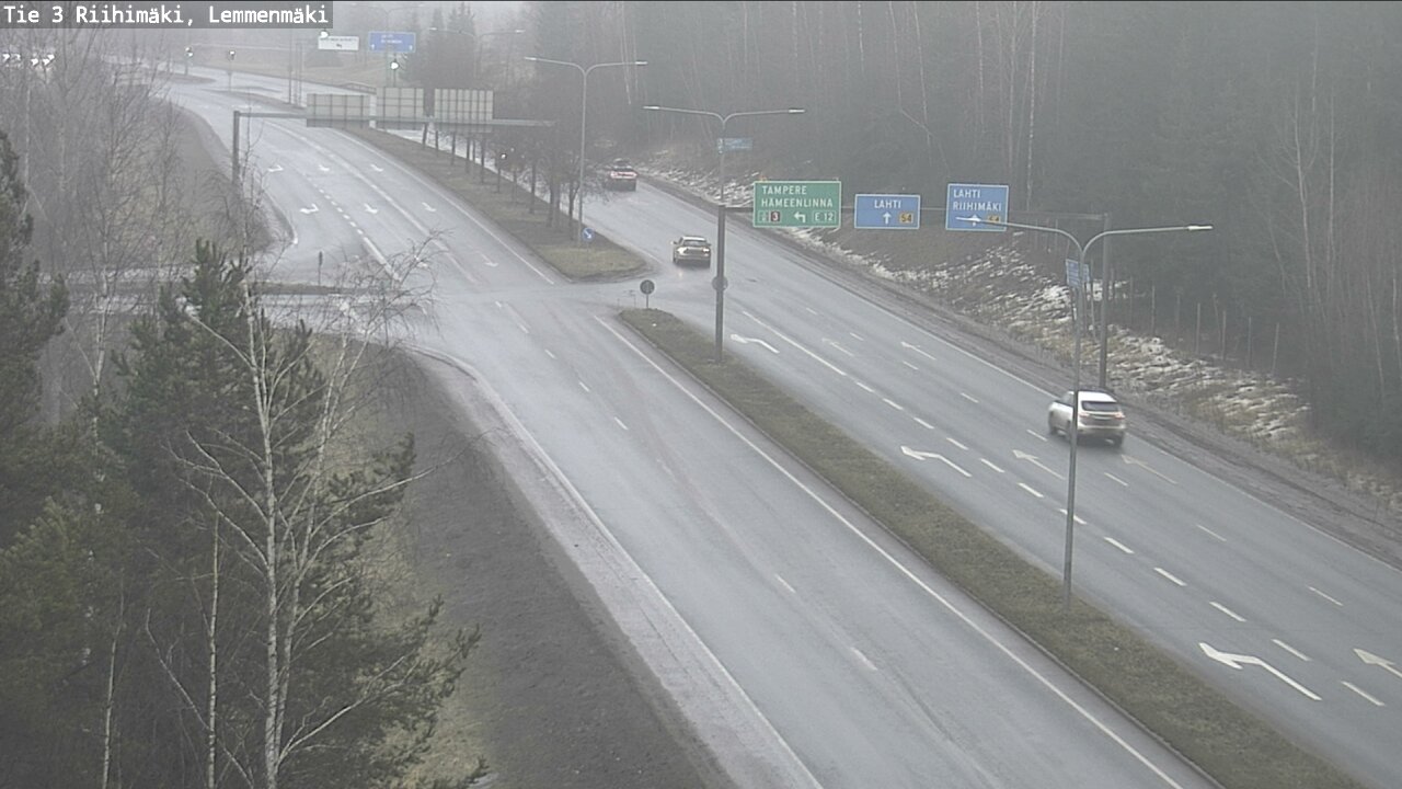 Weather Camera Image Väg 3 Riihimäki, Lemmenmäki, Riihimäki, Kanta-Häme