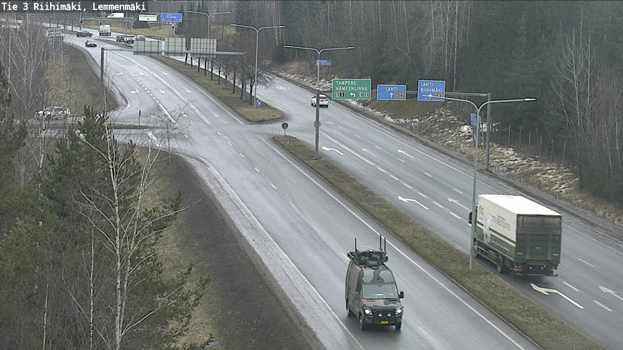 Weather Camera Image Väg 3 Riihimäki, Lemmenmäki, Riihimäki, Kanta-Häme