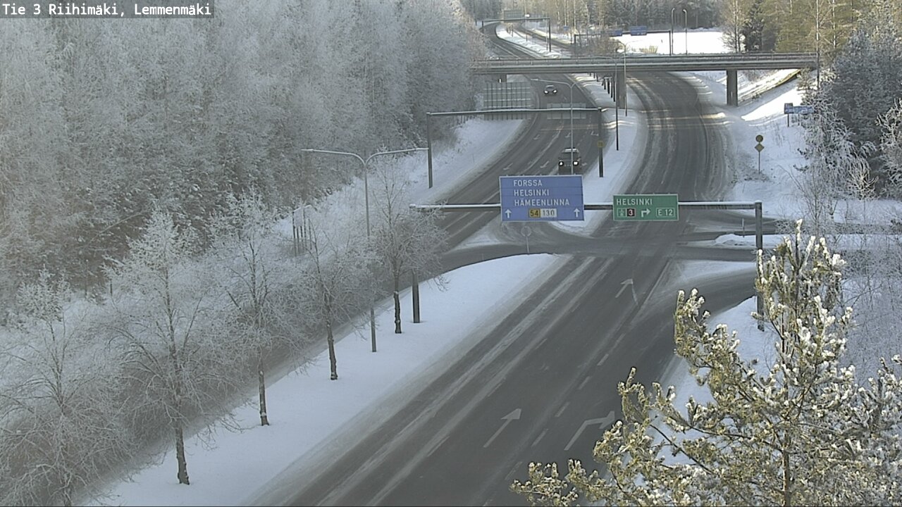 Weather Camera Image Road 3 Riihimäki, Lemmenmäki, Riihimäki, Kanta-Häme