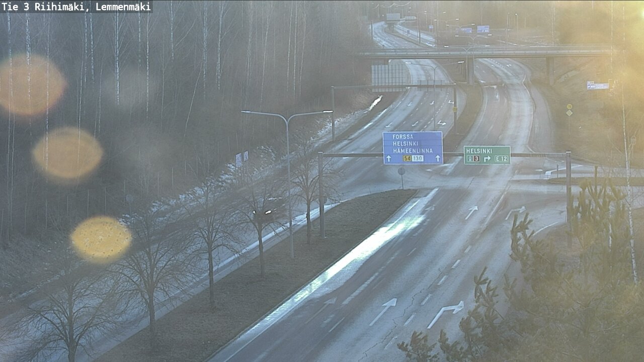 Weather Camera Image Road 3 Riihimäki, Lemmenmäki, Riihimäki, Kanta-Häme