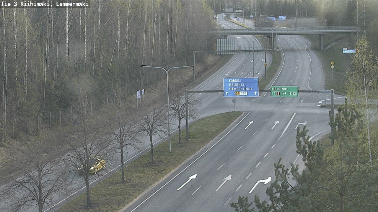 Weather Camera Image Road 3 Riihimäki, Lemmenmäki, Riihimäki, Kanta-Häme