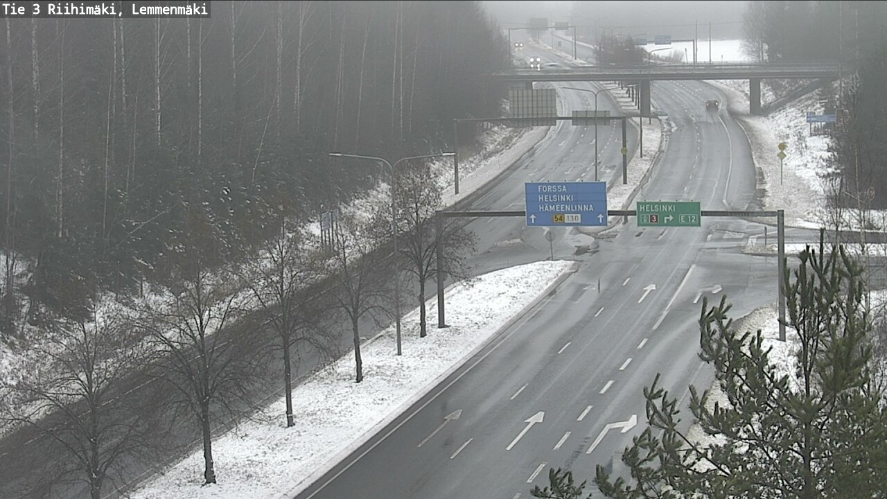 Weather Camera Image Road 3 Riihimäki, Lemmenmäki, Riihimäki, Kanta-Häme
