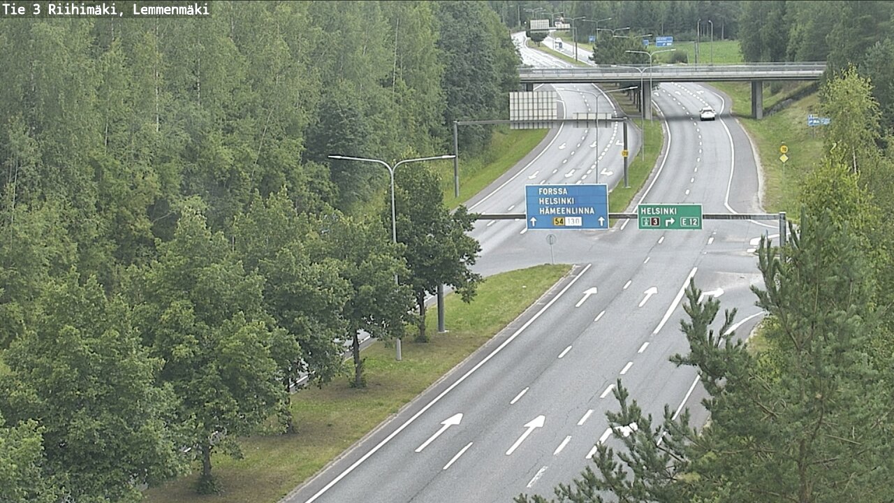 Weather Camera Image Road 3 Riihimäki, Lemmenmäki, Riihimäki, Kanta-Häme